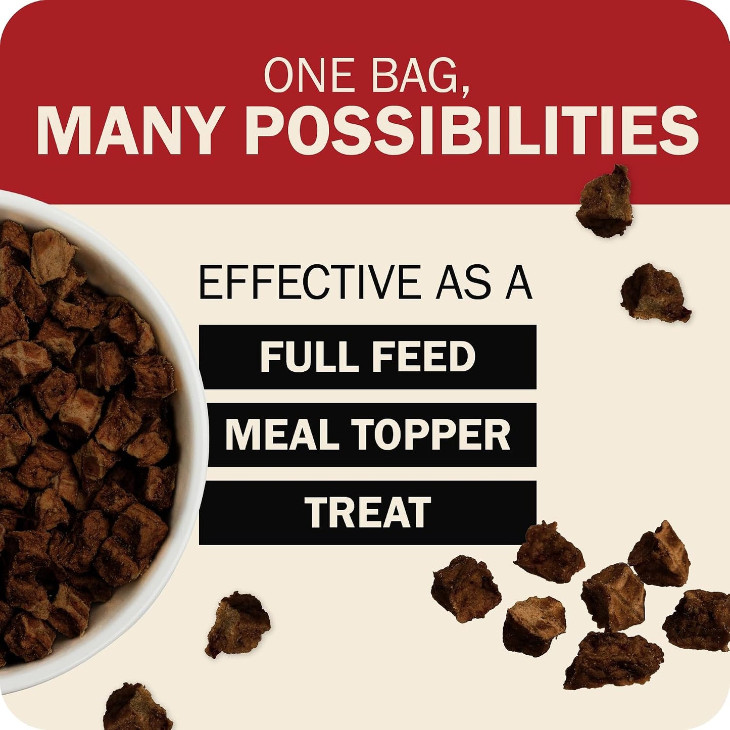 Redbarn Powerfood Air Dried Dog Food Small Breed Recipe 2 lbs - 91% Chicken & Chicken Organs with Blueberries Prebiotics Postbiotics Grain Free Wholesome Pet Food Made in USA - Image 9