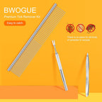 Bwogue tick removal tweezers for dogs and cats