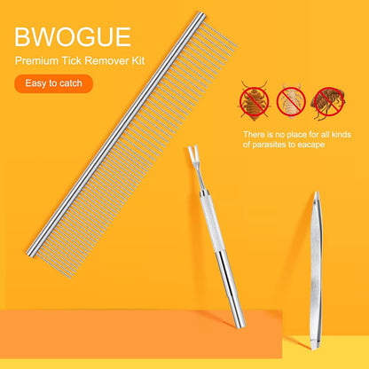 Bwogue tick removal tweezers for dogs and cats