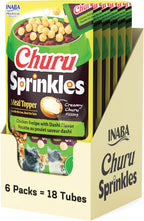 Group of 18 Inaba Churu Sprinkles packs for cats