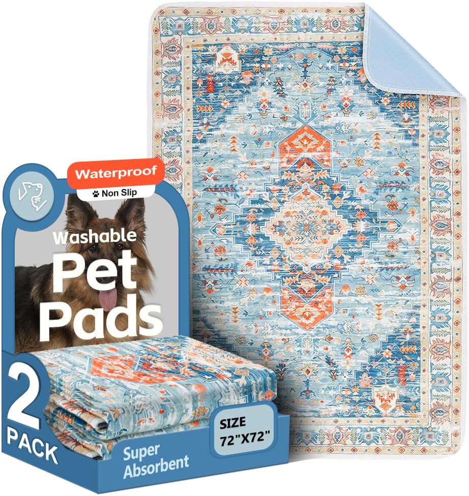 Washable Pee Pads for Dogs, 2 Pack Reusable Puppy Training Pads 40"x26" Super Absorbent Waterproof Dog Training Pads, Non-Slip Potty Pads, Whelping Pads Litter Mat - Image 10