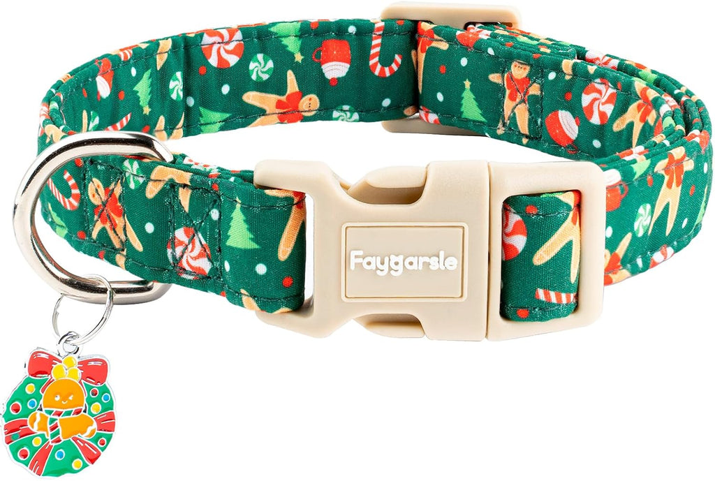Faygarsle Cute Pink Bow Pattern Dog Collar for Summer Spring Design for Small Medium Large Dogs, S - Image 15