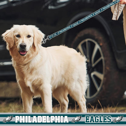 Durable metal swivel clip on Pets First NFL pet leash