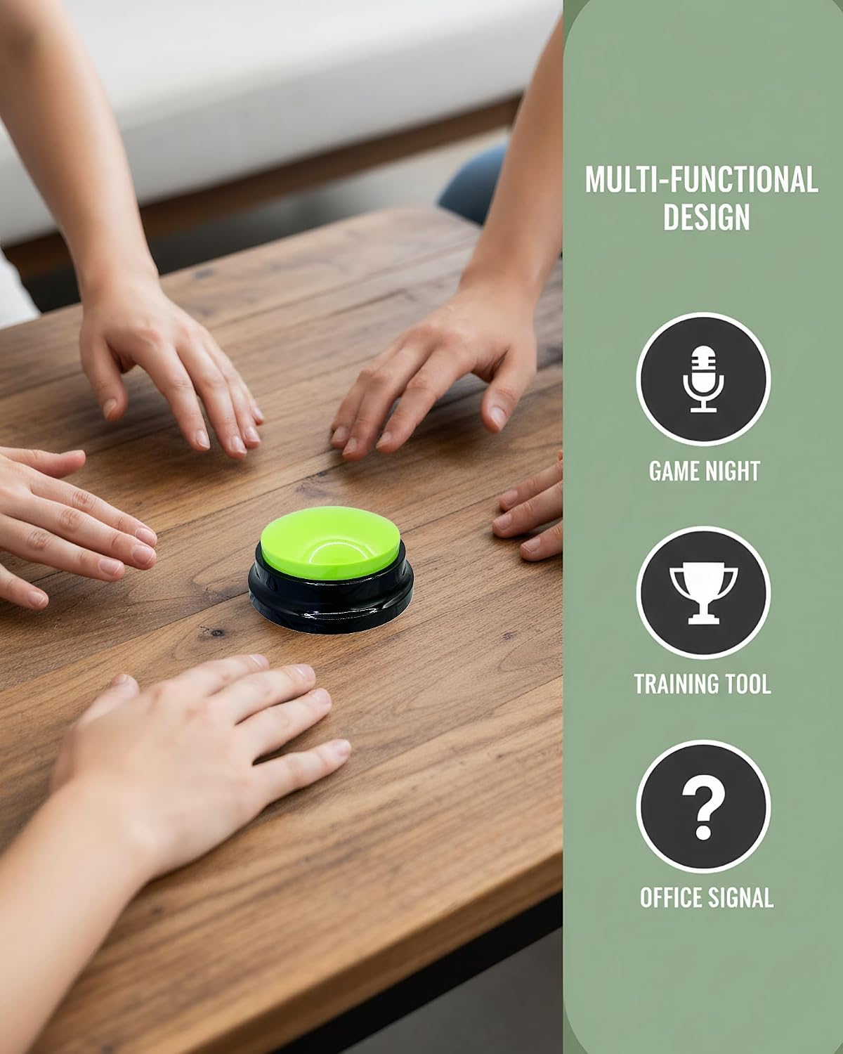 ZUMEHU talking pet training kit with record and playback function