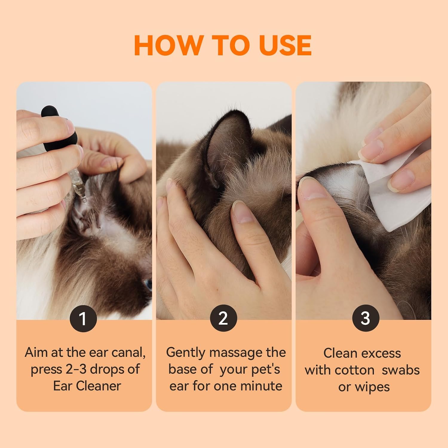 Natural dog ear drops for infection treatment and itching