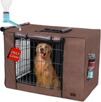 Waterproof and easy to clean machine washable fabric pet kennel cover