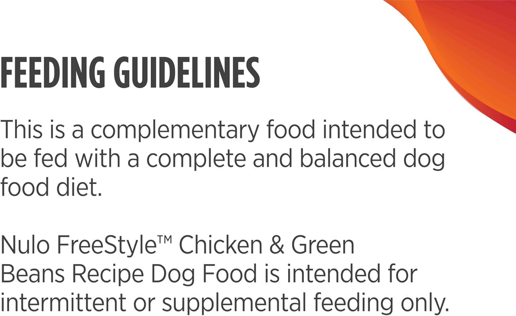 Clean recipe pet nutrition supplement with chicken broth and green vegetables.