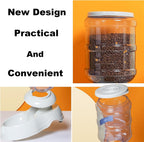 Leptzoa transparent water dispenser container showing clear view of the remaining liquid level