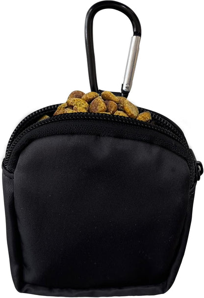 Dog Treat Pouch,Treat Pouches for Pet Training,Portable Snack Reward Dog Food Dispenser for Traveling or Outdoor UseWhite Flower - Image 10