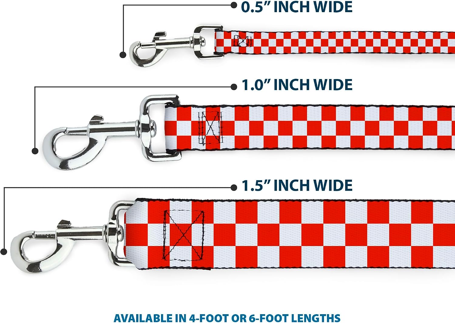 High density polyester texture of red and white leash