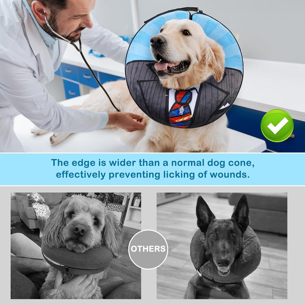 USA imported premium pet cone alternative inflatable neck donut