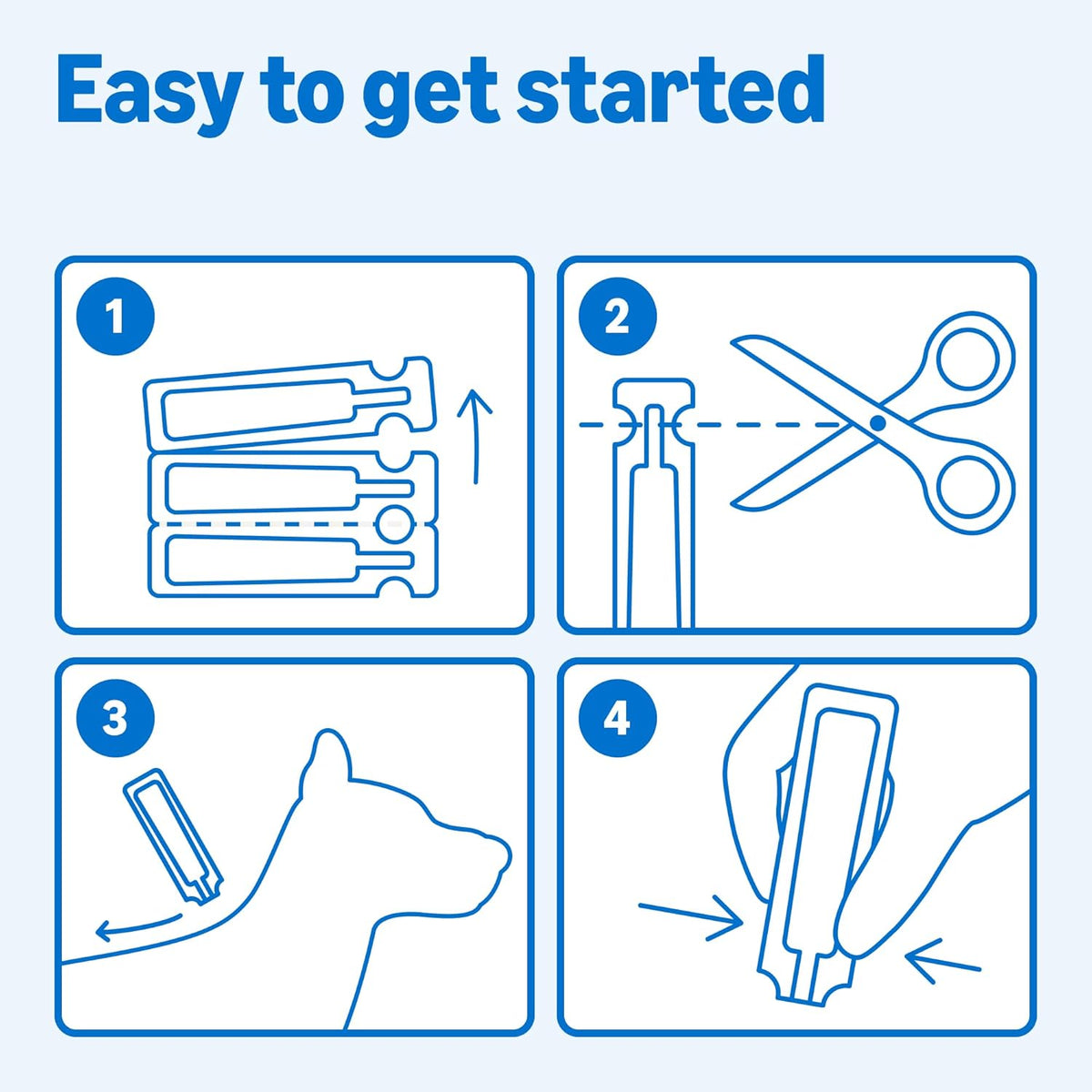 Fast acting tick protection against lyme disease for medium dogs