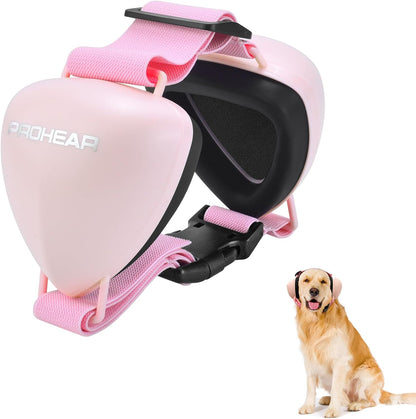 PROHEAR Dog Ear Muffs Hearing Protection for Dogs, NRR 28dB Noise Cancelling Headphones, Easy to Adjust Dog Hearing Protection Earmuffs for Thunder, Hunting, Tourism, Cars, Racing, Medium, Black - Image 13