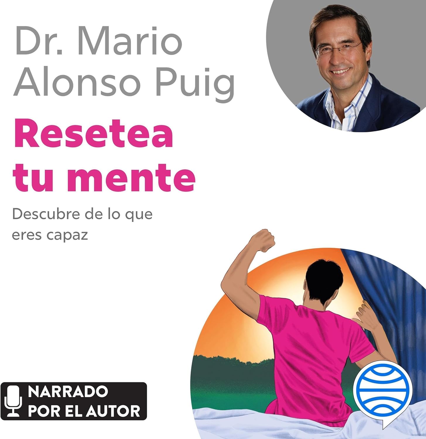 Mario Alonso Puig Resetea tu mente Spanish edition audiobook front cover view