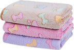 Dono 1 Pack 3 Dog Blankets, Soft Fluffy Fleece Pet Blanket Warm Sleep Mat Paw Print Design Puppy Kitten Throw Blankets Doggy Blanket for Dogs - Image 14