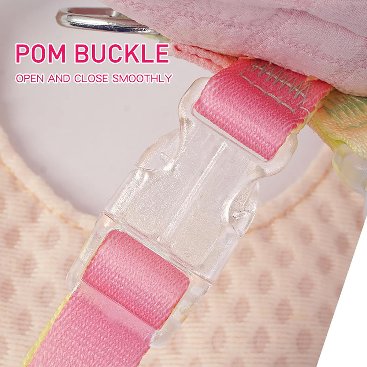 Touchdog puppy travel vest showing the integrated poop bag dispenser.
