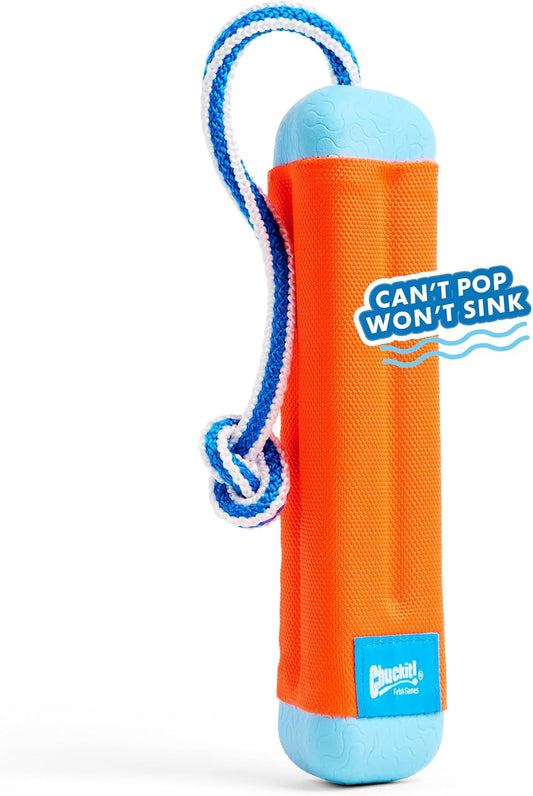 Chuckit! water fetch toy with knotted rope handle