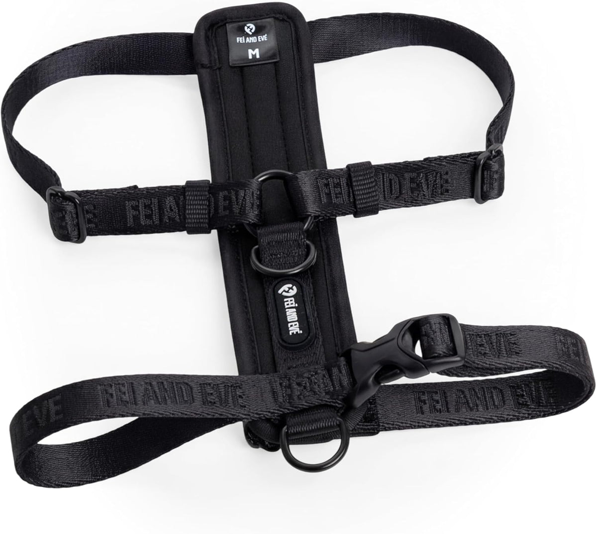 Fei and Eve Moxie harness with metal quick release buckle