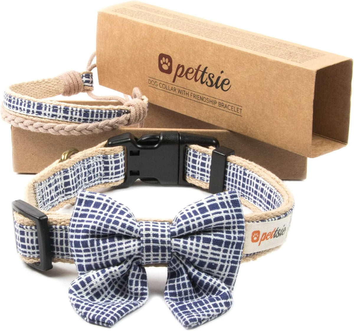 Authentic imported Pettsie matching dog and owner jewelry set in elegant gift box