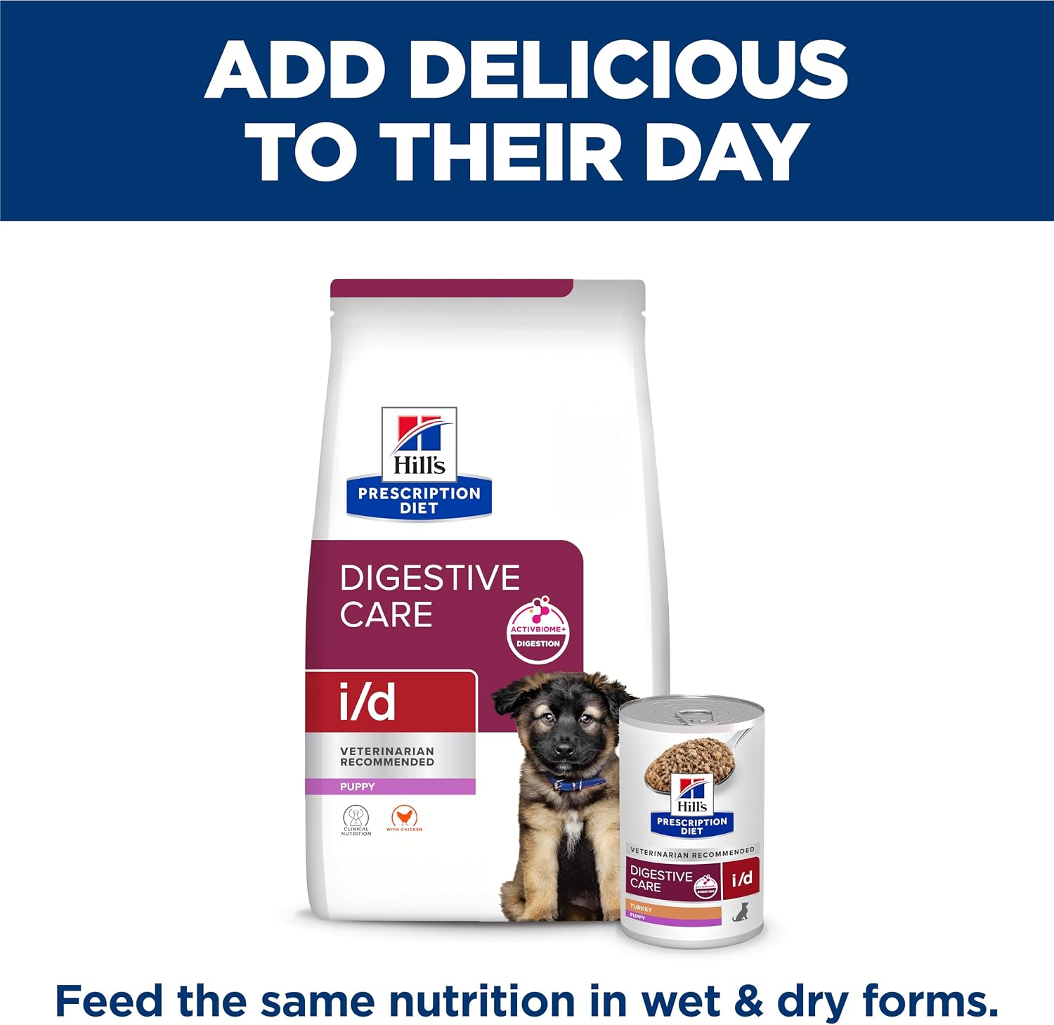 Hill's Prescription Diet i/d Digestive Care Puppy Dry Dog Food, Chicken, 8.5 lb. Bag - Image 9