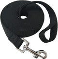 MANDAO nylon training dog leash front view showing 20 feet black lead