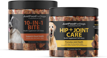 JustFoodForDogs Skin & Allergy Supplement for Dogs, Human Grade Dog Supplements, Skin & Coat Support, Multivitamin Soft Chews, Omega 3 Oil, Superfood Blend, Plant Based Dog Vitamins - 45 Count - Image 9