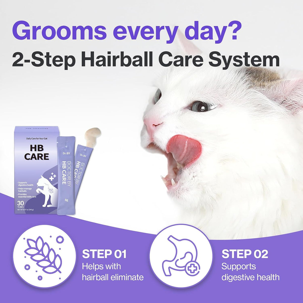 Doctor By HB Care feline digestive wellness puree instructions