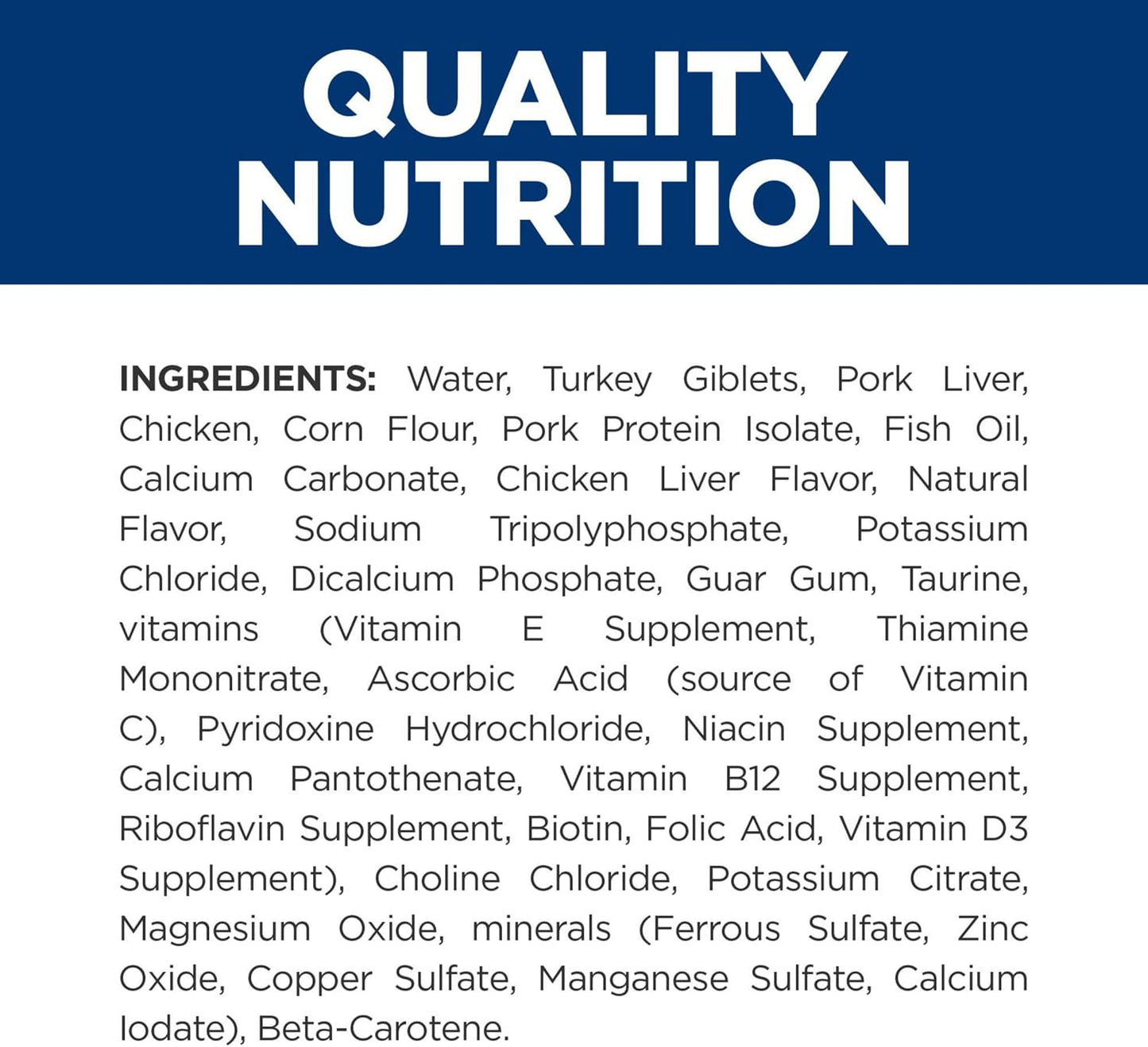 Hill's A/D restorative care chicken recipe canned food side packaging details