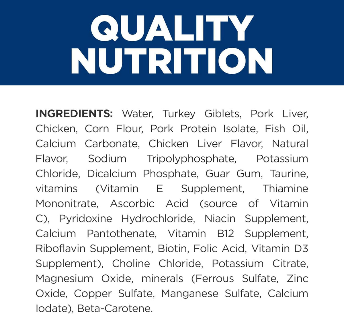 Hill's A/D restorative care chicken recipe canned food side packaging details