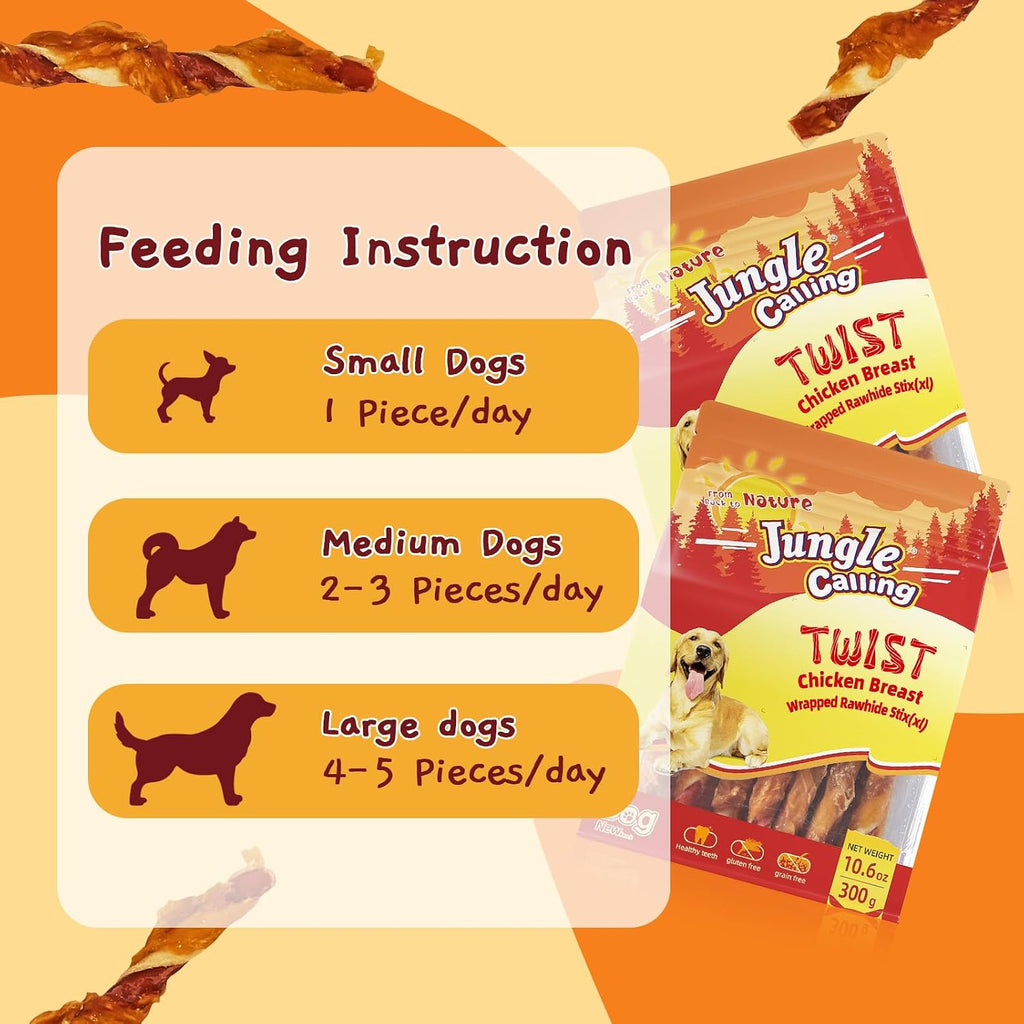Jungle Calling 10.6 ounces dog treat package