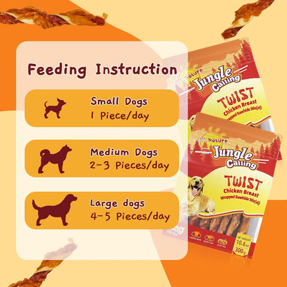 Jungle Calling 10.6 ounces dog treat package
