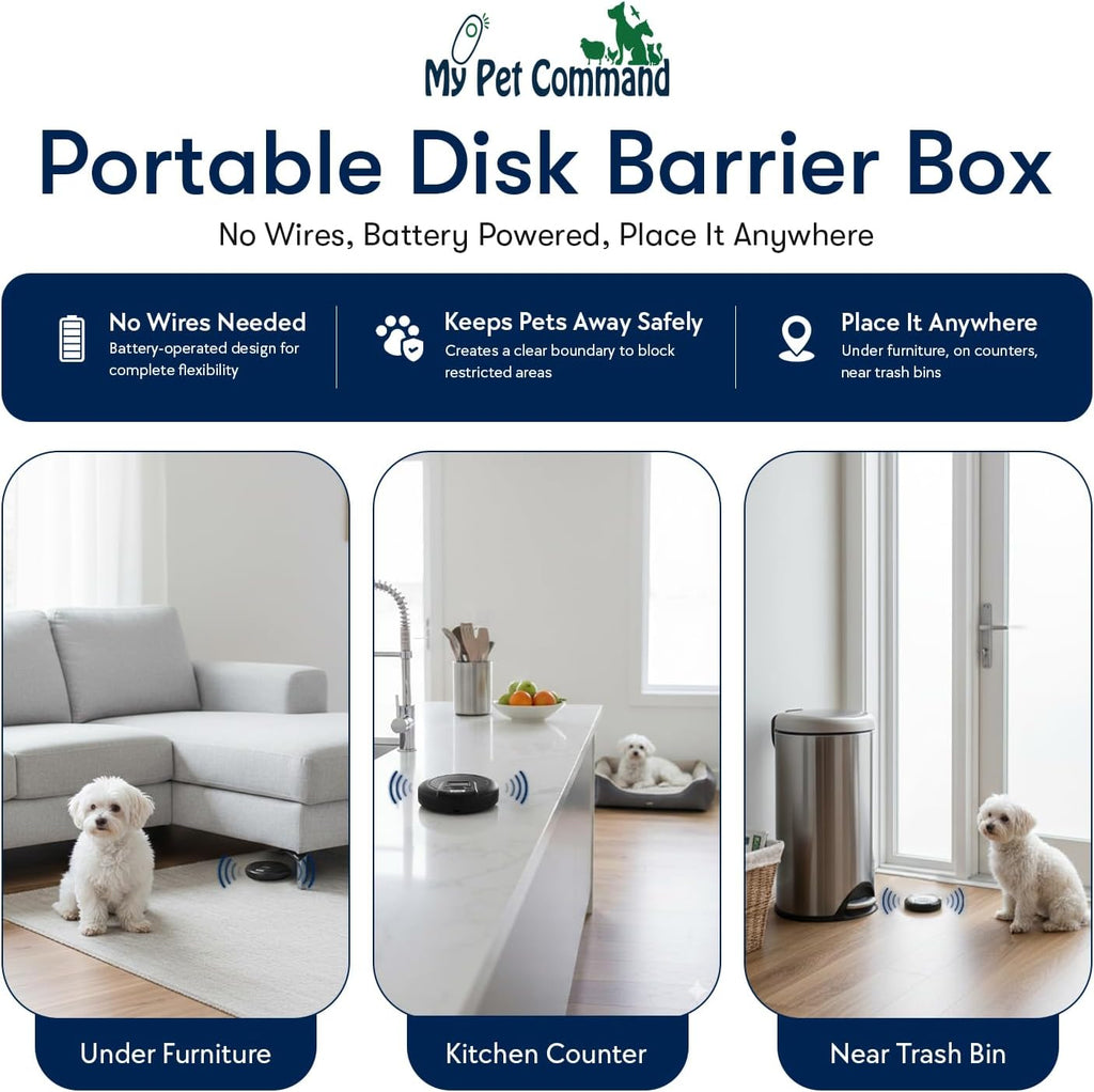 Wireless hidden fence for dogs transmitter box with adjustable range settings