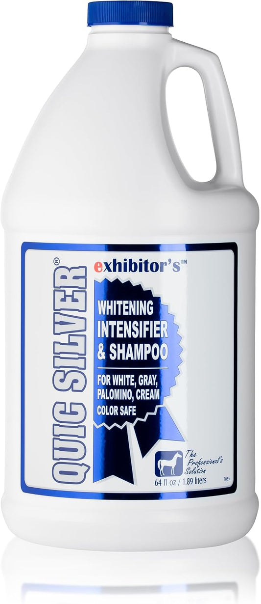 Exhibitor Labs Quic Silver Color Intensifying Shampoo 64 Ounce front view bottle