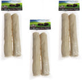 Tasman's Natural Pet All-Natural Buffalo Rawhide Rolls front view of premium imported large dog chews.