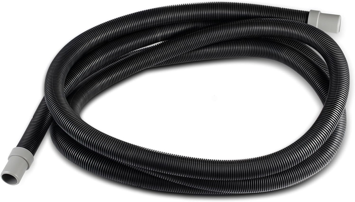 Zookpr A20015 ribbed hosing front view showing heavy duty black plastic texture.