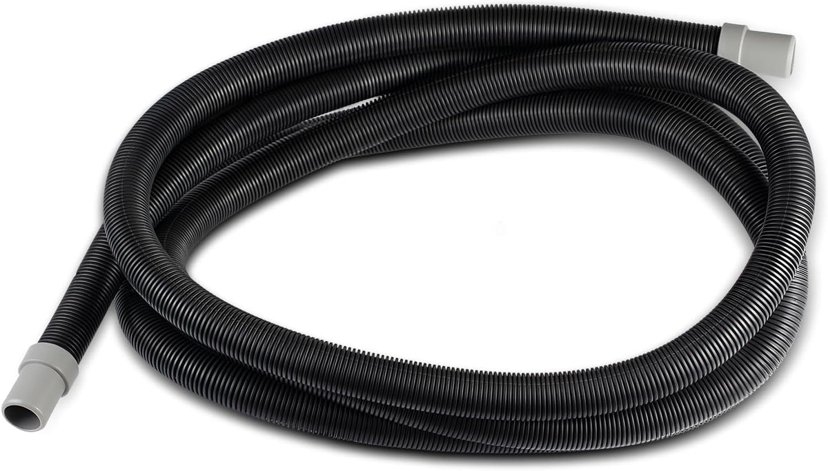 Zookpr A20015 ribbed hosing front view showing heavy duty black plastic texture.