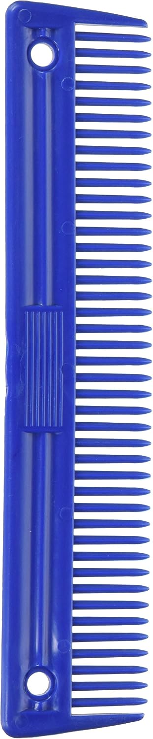 Decker GC83 Mane and Tail Comb for Horses front view showing wide teeth for gentle detangling.