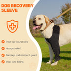 Pawfun adjustable dog joint pain relief brace fabric detail