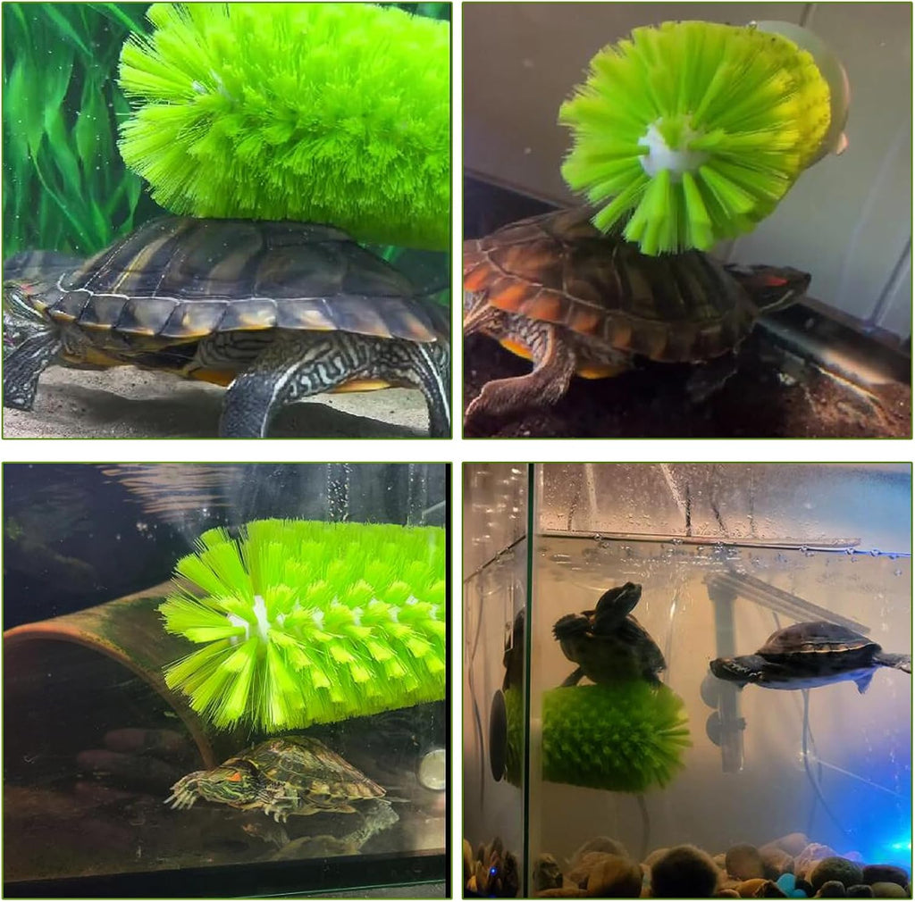 Multi functional suction cup brush being used as a glass cup cleaner
