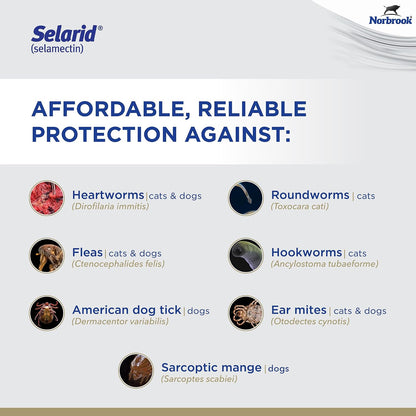 Topical applicator tubes for Selarid pet heartworm and parasite treatment