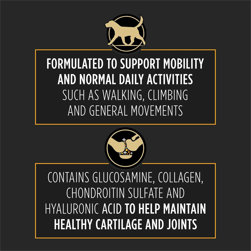 Imported Pro Plan Veterinary Supplements Joint Care thirty count pouch for dog cartilage health.