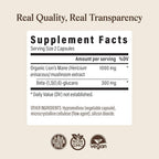 Real Mushrooms Lion's Mane Capsules, Brain, Focus and Cognition, 120ct - Image 9