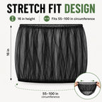 RAINFLOW 2 Pack Bird Cage Seed Catcher - Adjustable Bird Cage Skirt - Image 4