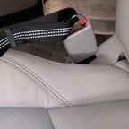 Adjustable nylon strap mechanism for pet seat belt