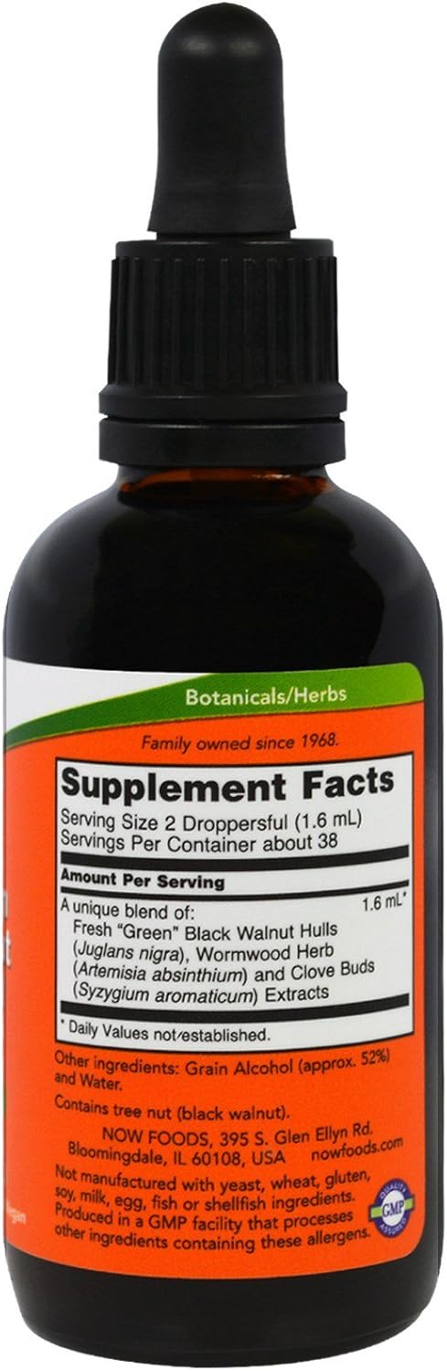 NOW Foods Fresh Green Black Walnut Wormwood Complex, 2-Ounce (Pack of 2) - Image 2
