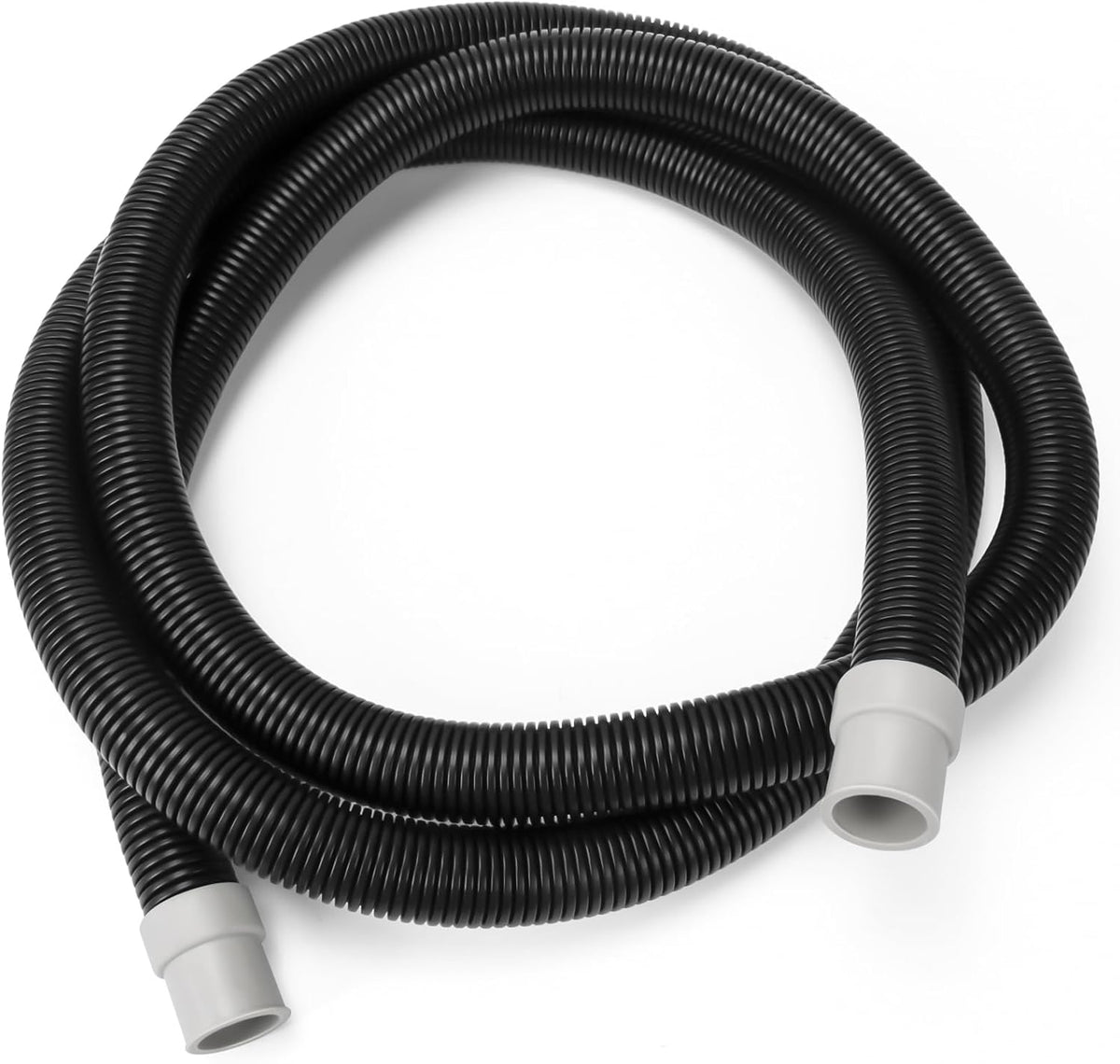 Magluv A20236 ribbed hosing replacement part front view showing flexible black corrugated construction.