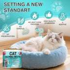 One hundred and forty count container of feline soothing chews