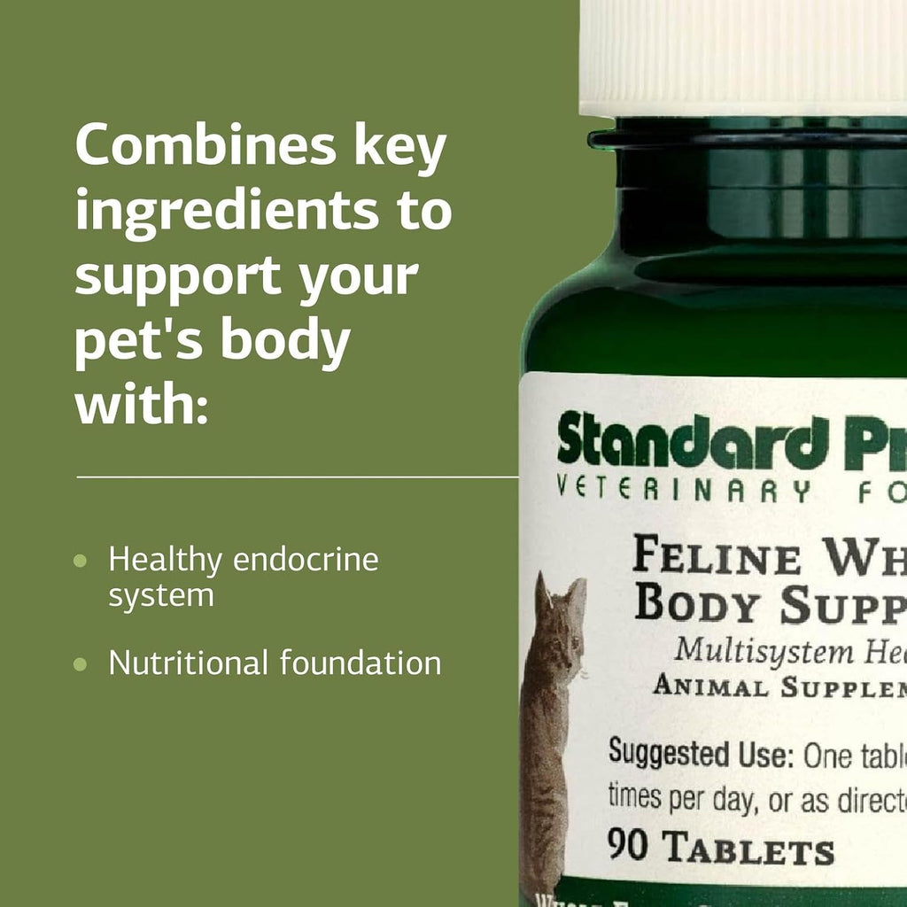 Standard Process Feline Whole Body Support tablets texture close up