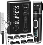 HOLDOG professional dog clippers ergonomic handle design close up