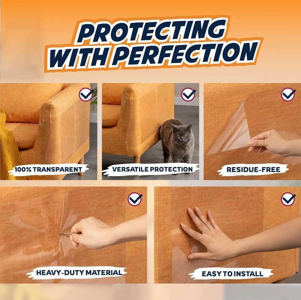 Extra large and large cat scratch deterrent sheets closeup